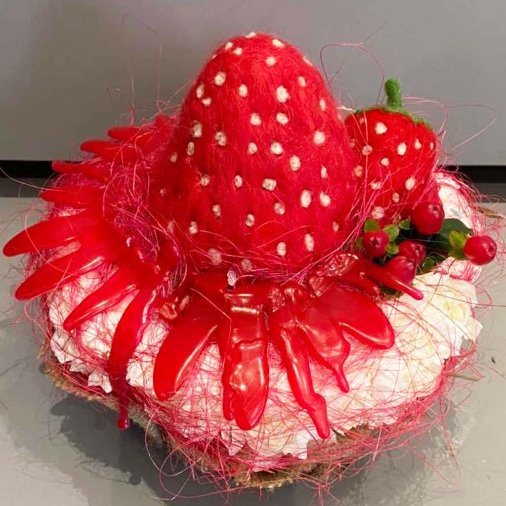 Strawberry Shortcake Flower Display by Floral Request, Ellon