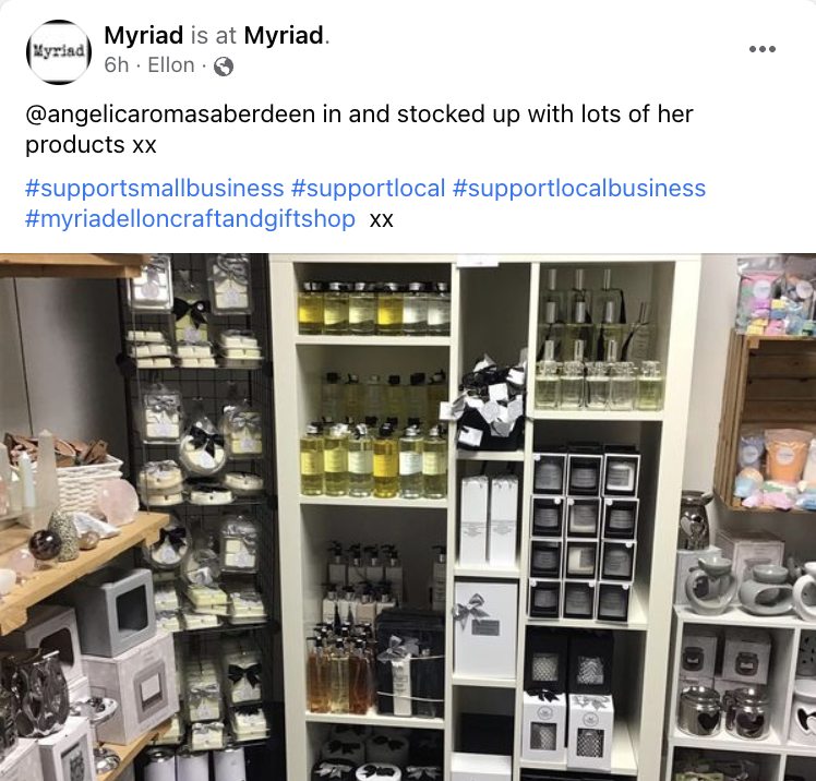 Myriad, Ellon, Facebook Post