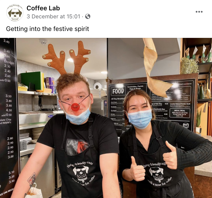 Coffee Lab, Ellon, Facebook Post