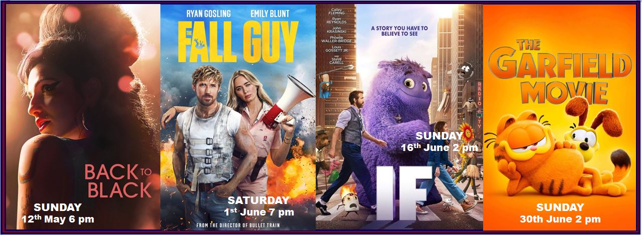 Whats on at Ellon Cinema - May 2024 to June 2024