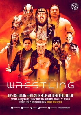 Wrestling Live in Ellon, Facebook Event Post